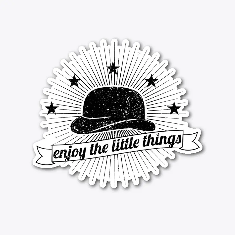 Enjoy The Little Things Stickers