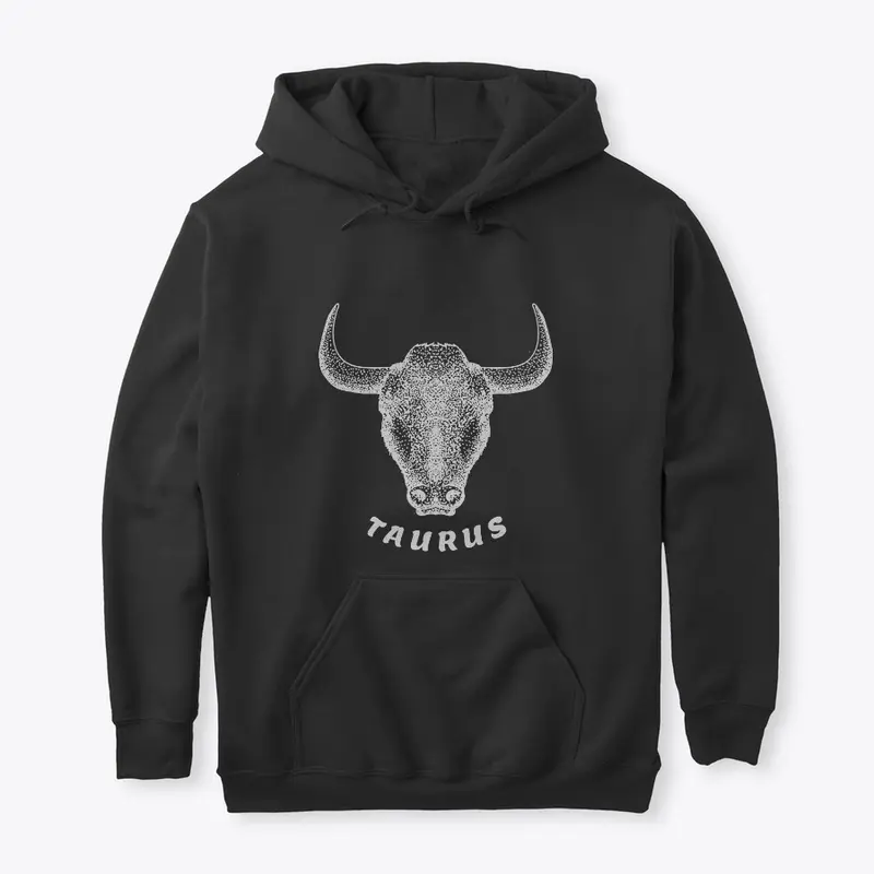 TAURUS Grey Classic Pullover Hoodie